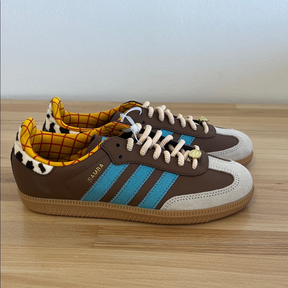 Kids Toy Story Adidas Samba Size 3.5 NWT